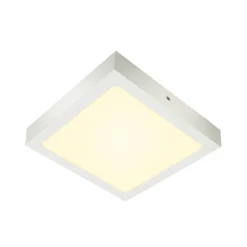 SLV Leuchte 1003019 SENSER 24 Indoor LED Deckenaufbauleuchte eckig weiß