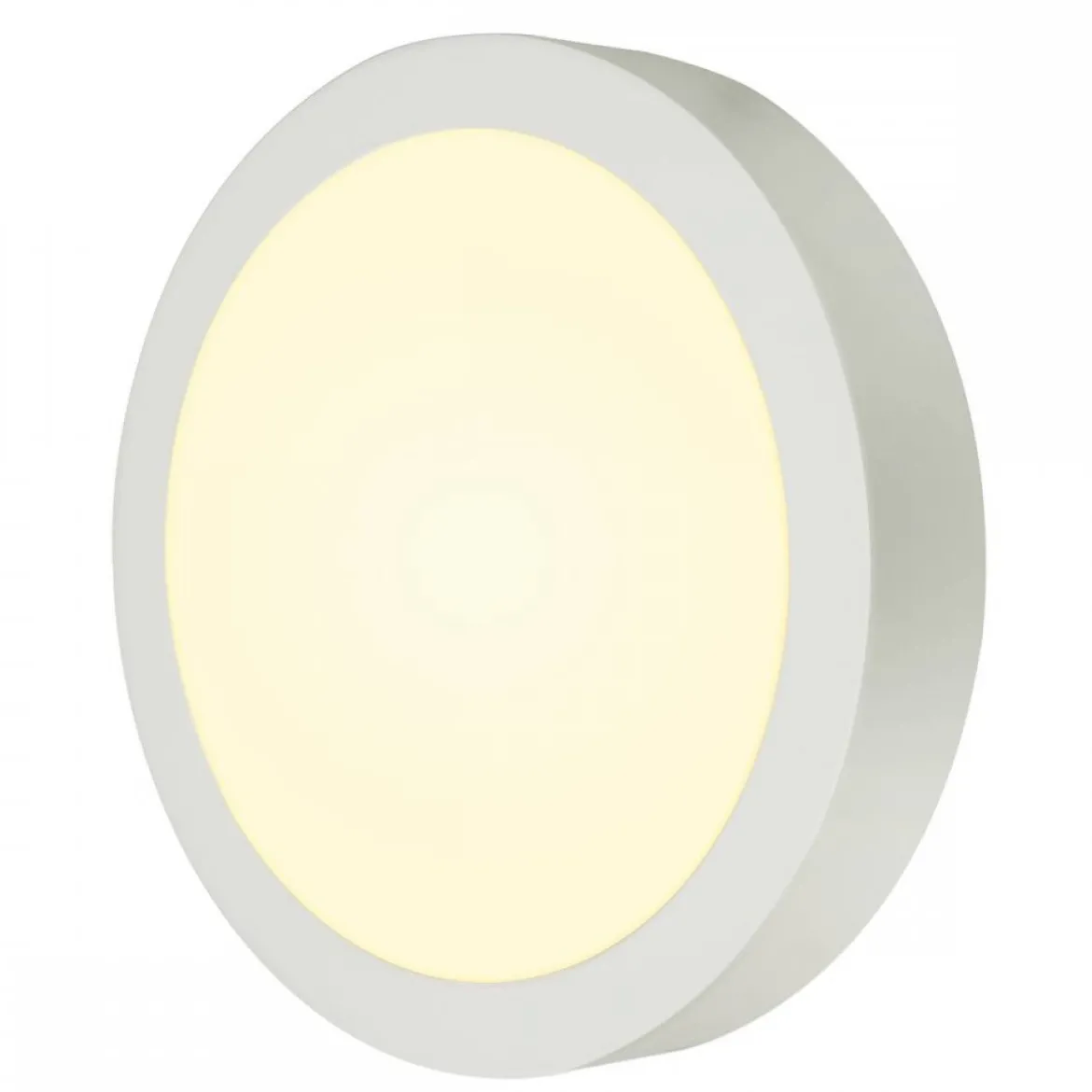 SLV Leuchte 1003016 SENSER 24 Indoor LED Deckenaufbauleuchte rund weiß