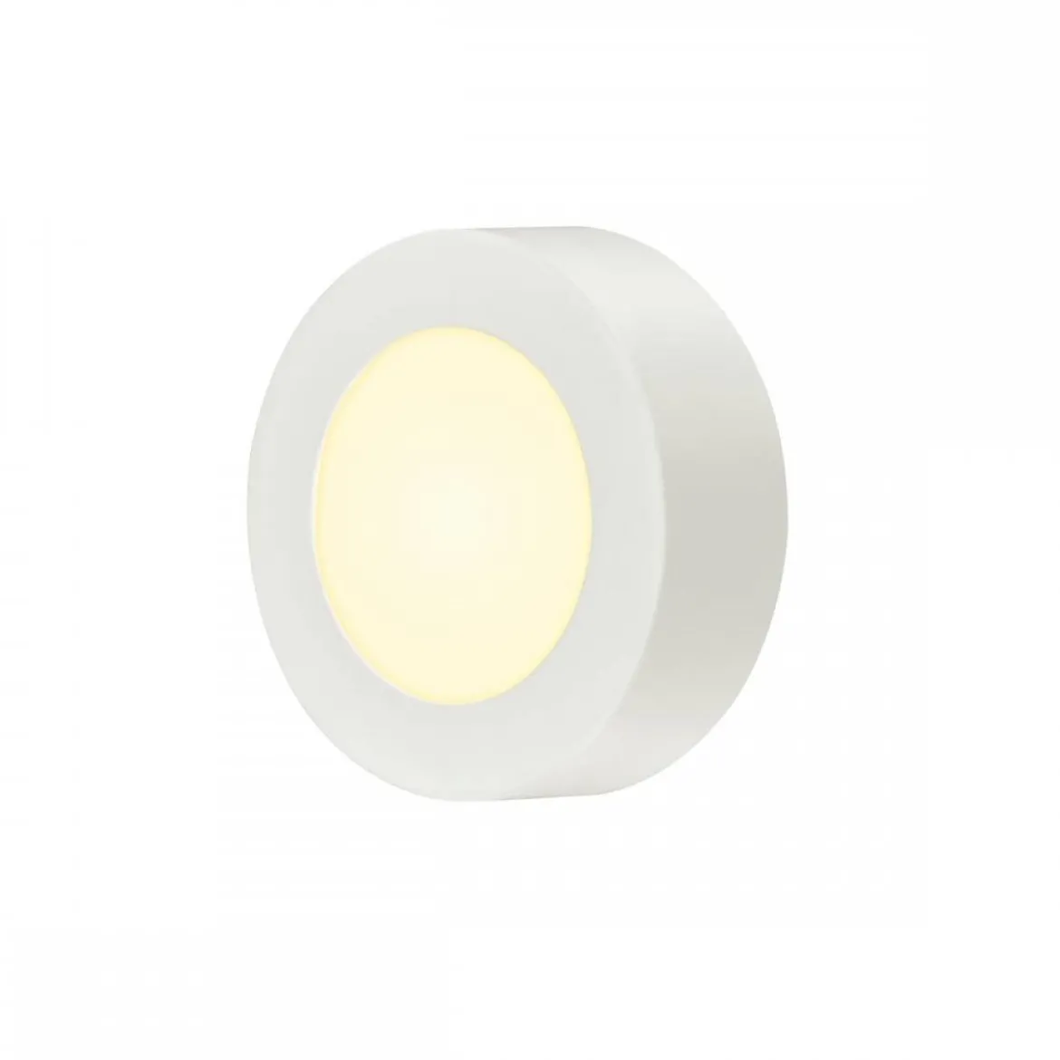 SLV Leuchte 1003014 SENSER 12 Indoor LED Deckenaufbauleuchte rund weiß dimmbar