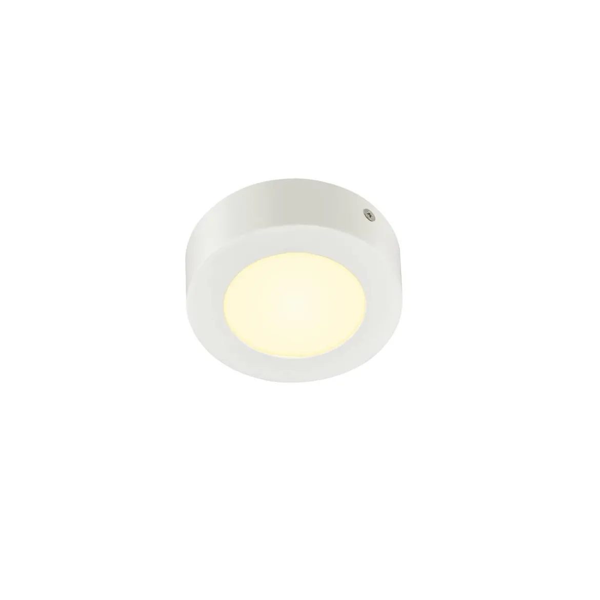 SLV Leuchte 1003014 SENSER 12 Indoor LED Deckenaufbauleuchte rund weiß dimmbar