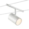 SLV Leuchte 1002695 TENSEO NOBLO Seilleuchte für Niedervolt-Seilsystem 2700K weiß