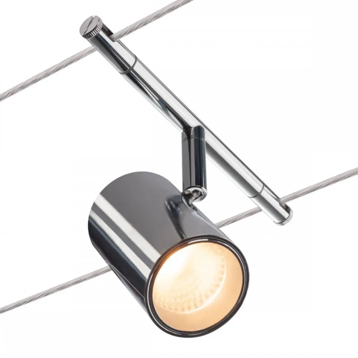 SLV Leuchte 1002696 TENSEO NOBLO Seilleuchte für Niedervolt-Seilsystem 2700K chrom