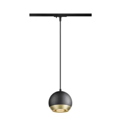 SLV 1008174 LIGHT EYE® 150 1-Phasen Pendelleuchte GU10 max. 13W matt schwarz