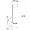 SLV 1007613 LYGANT single Wandaufbauleuchte 3000K weiß IP44