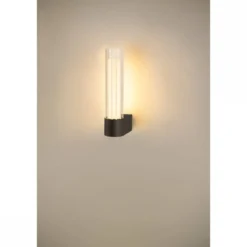 SLV 1007614 LYGANT single Wandaufbauleuchte 3000K schwarz IP44