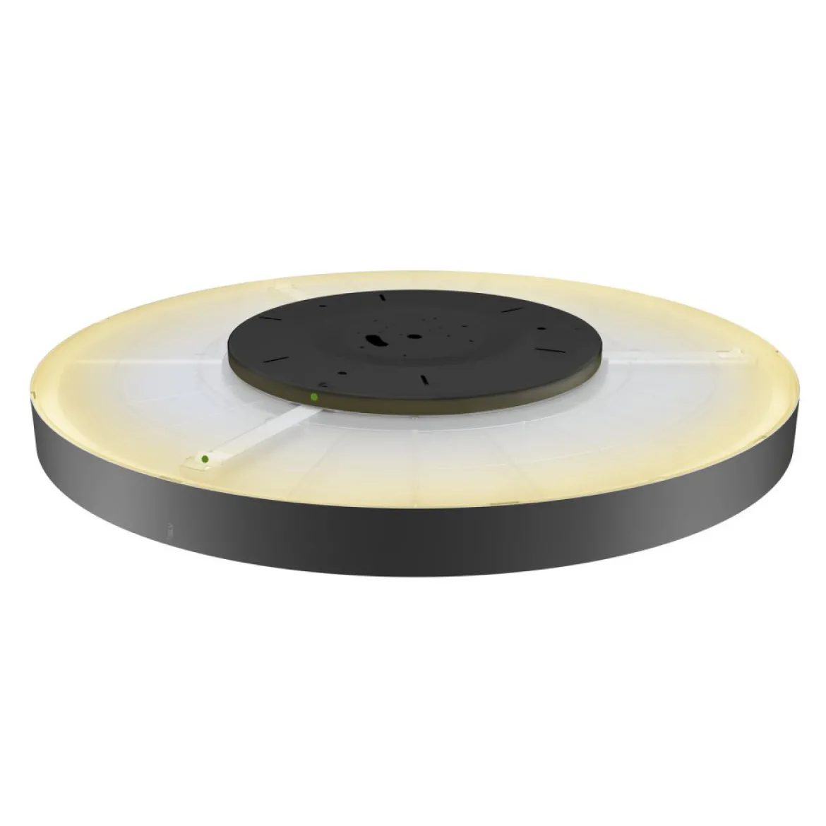 SLV 1007310 MEDO® PRO 90 Deckenaufbauleuchte rund CCT DALI Touch 110° schwarz