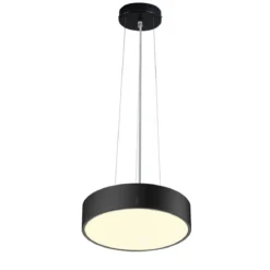 SLV 1007288 MEDO® PRO 30 Wand- und Deckenaufbauleuchte rund CCT Phase UGR19 schwarz