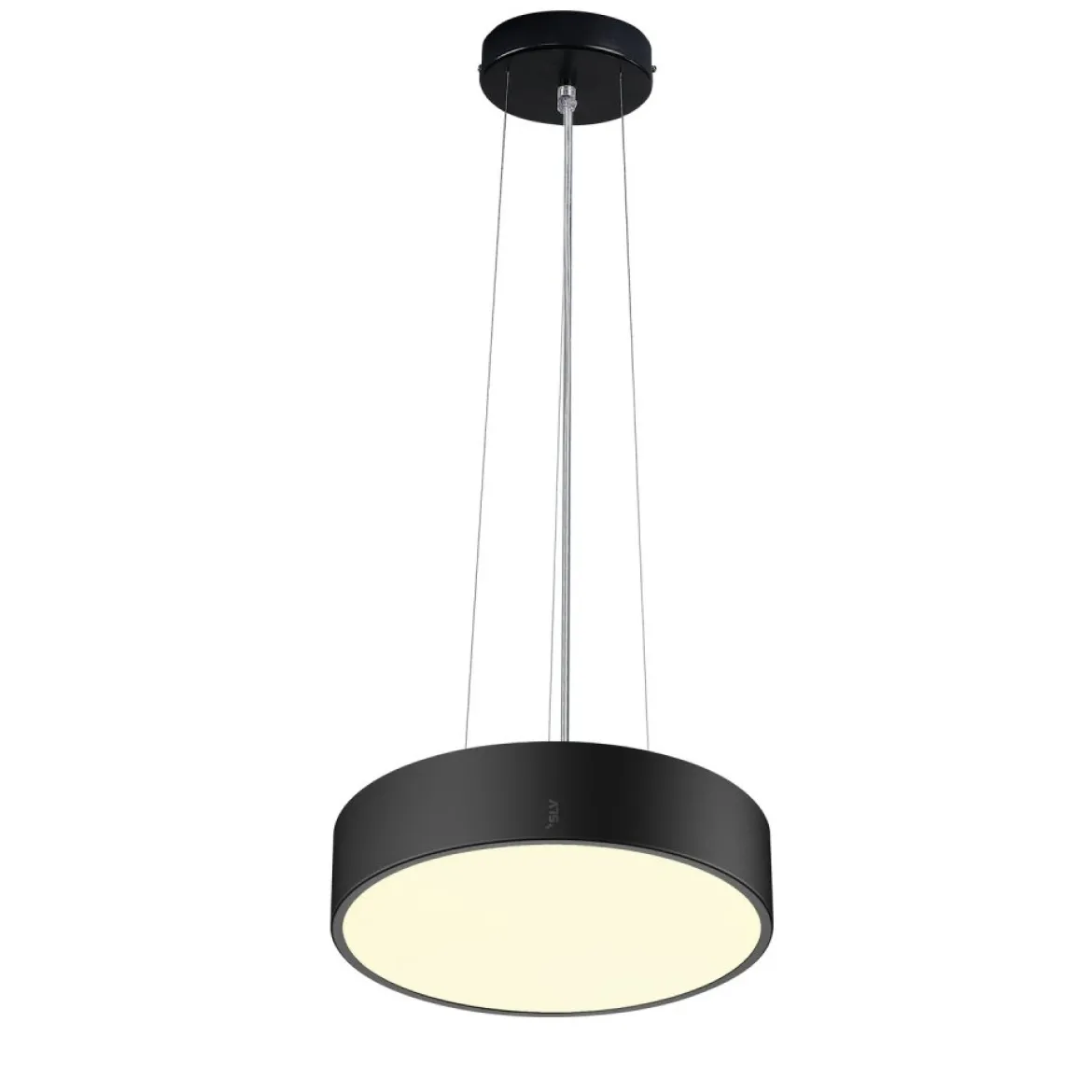 SLV 1007288 MEDO® PRO 30 Wand- und Deckenaufbauleuchte rund CCT Phase UGR19 schwarz