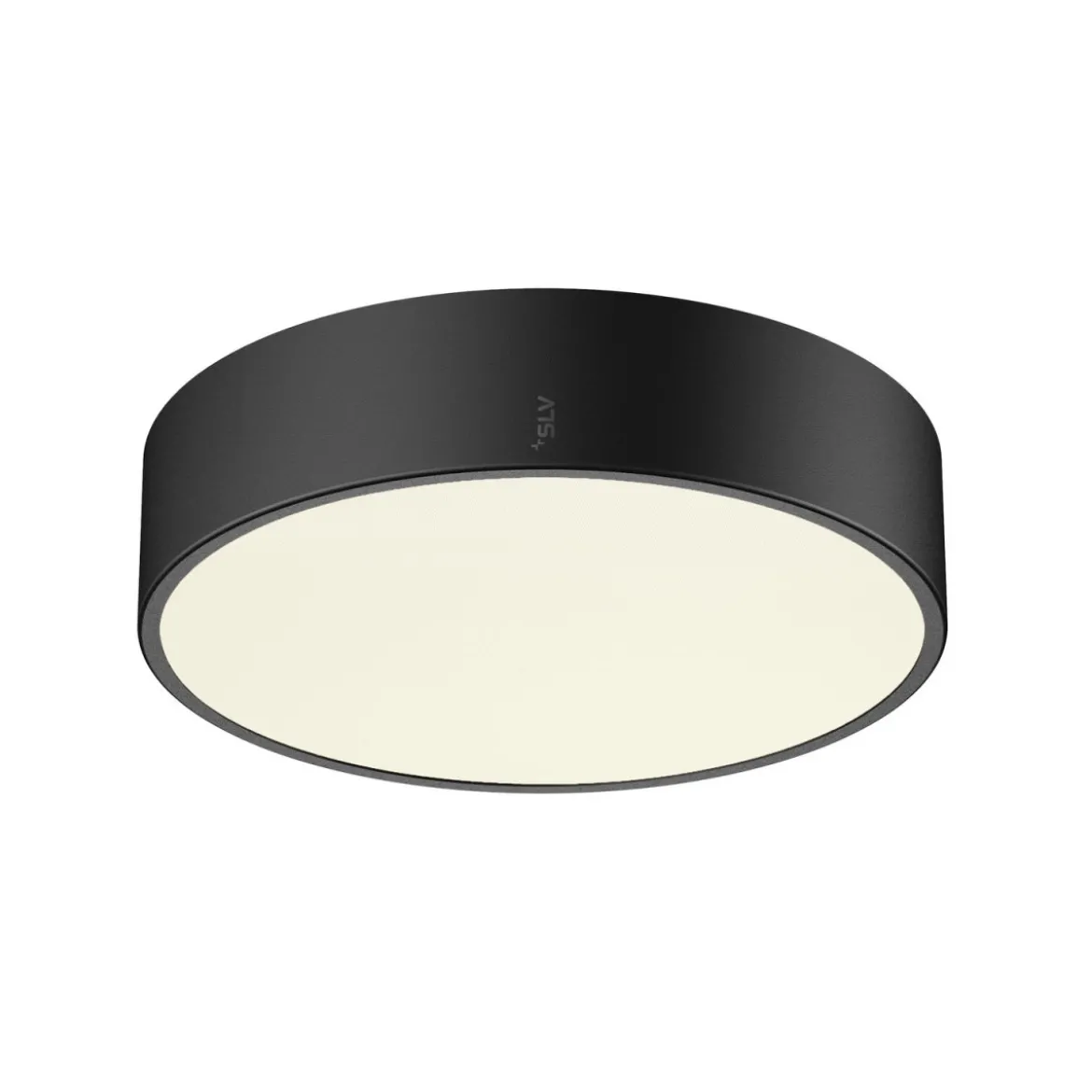 SLV 1007284 MEDO® Pro 30 Wand- und Deckenaufbauleuchte rund CCT Dali UGR19 schwarz