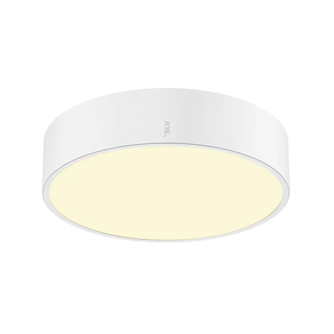 SLV 1007287 MEDO® PRO 30 Wand- und Deckenaufbauleuchte rund CCT DALI Touch 110° weiß