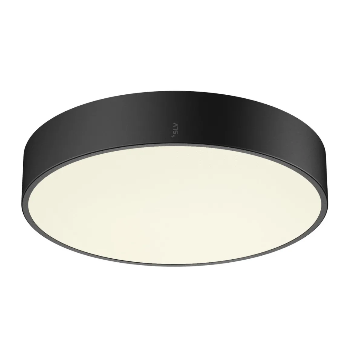 SLV 1007292 MEDO® PRO 40 Wand- und Deckenaufbauleuchte rund CCT DALI UGR19 schwarz