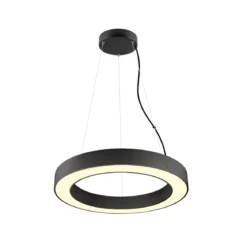 SLV 1008589 MEDO® RING 60 Hängelampe 3000/4000K 110° DALI Touch schwarz