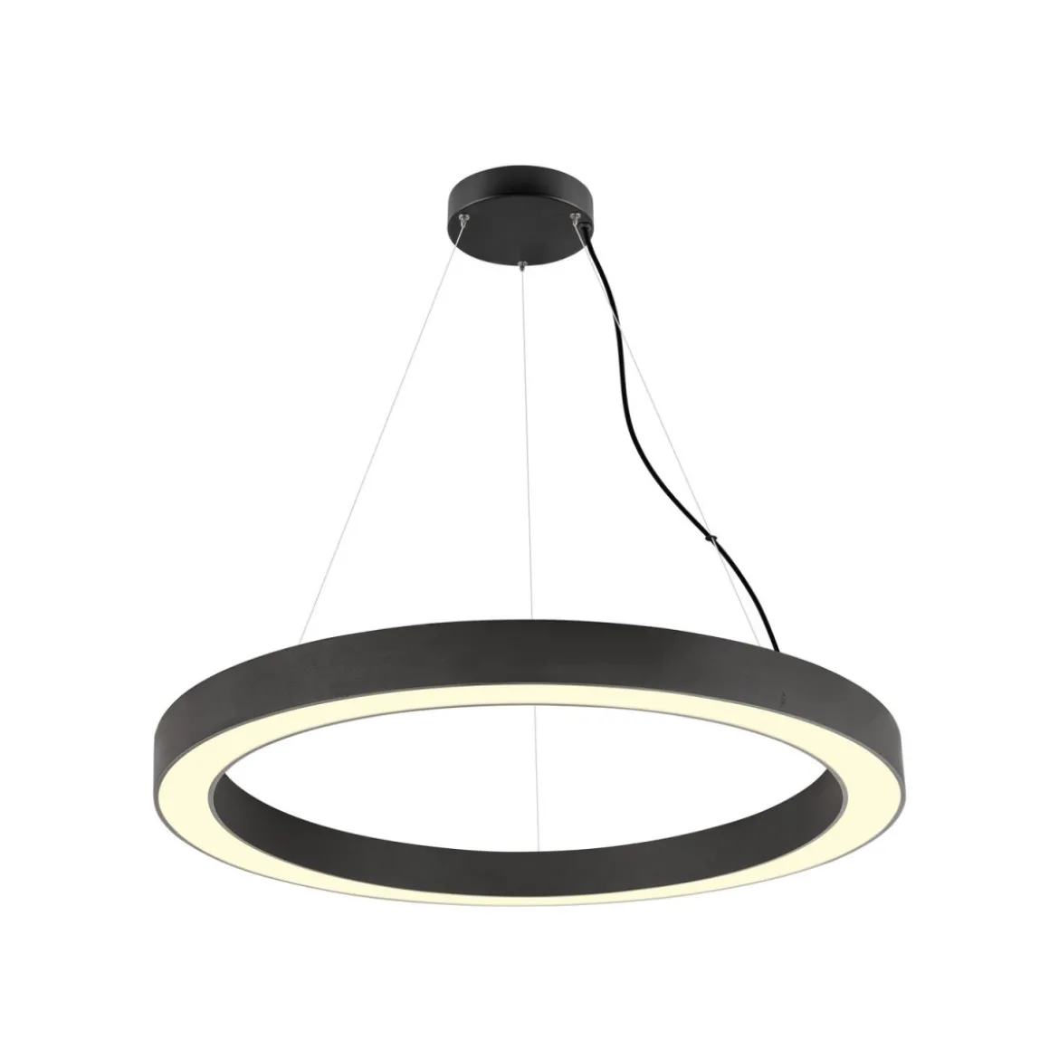 SLV 1008593 MEDO® RING 90 Hängelampe 3000/4000K 110° DALI Touch schwarz