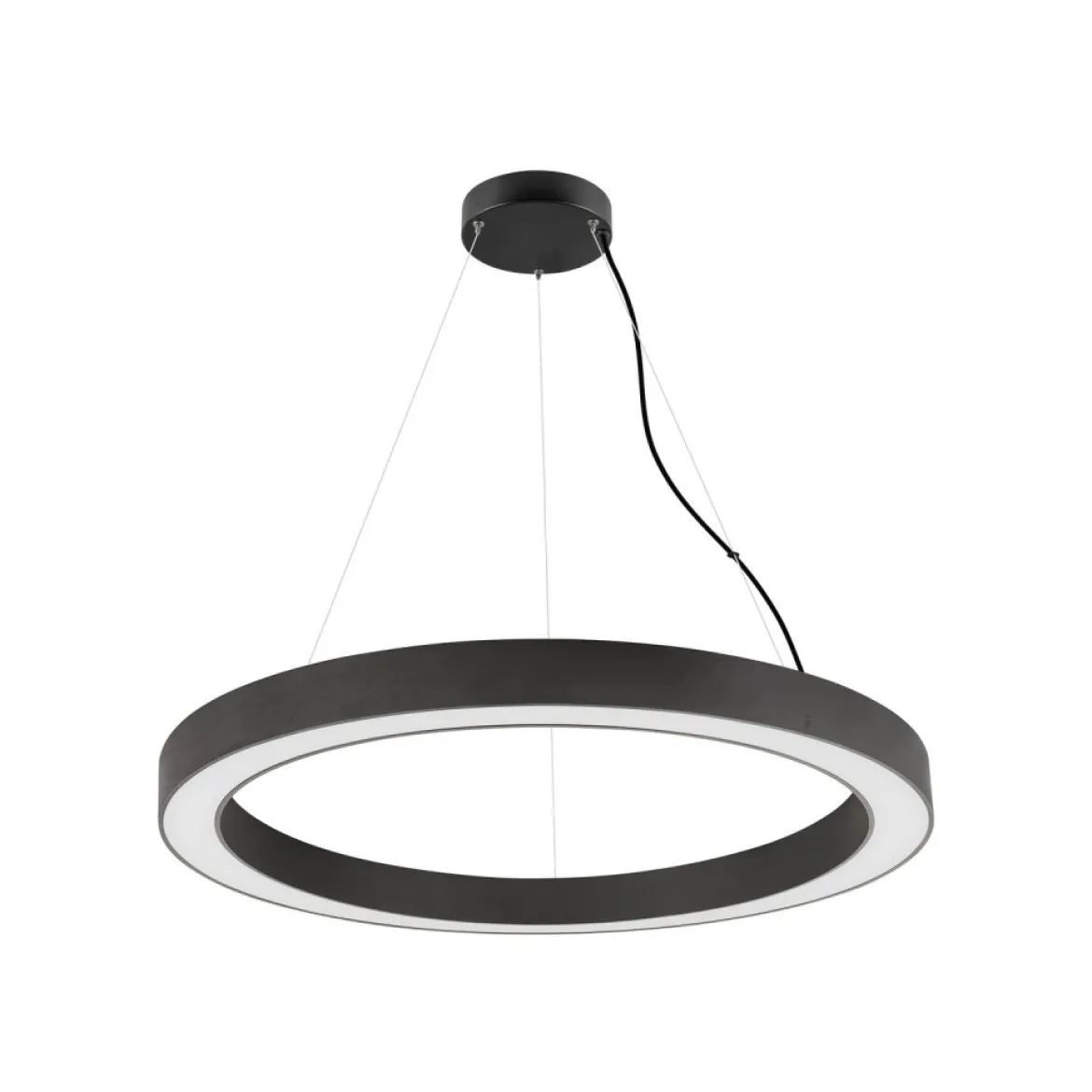 SLV 1008593 MEDO® RING 90 Hängelampe 3000/4000K 110° DALI Touch schwarz