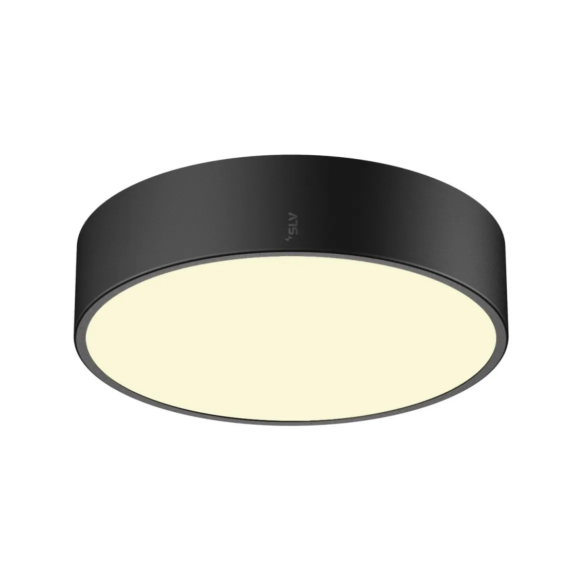 SLV 1007316 MEDO® 30 Wand- und Deckenaufbauleuchte rund CCT dimmbar schwarz