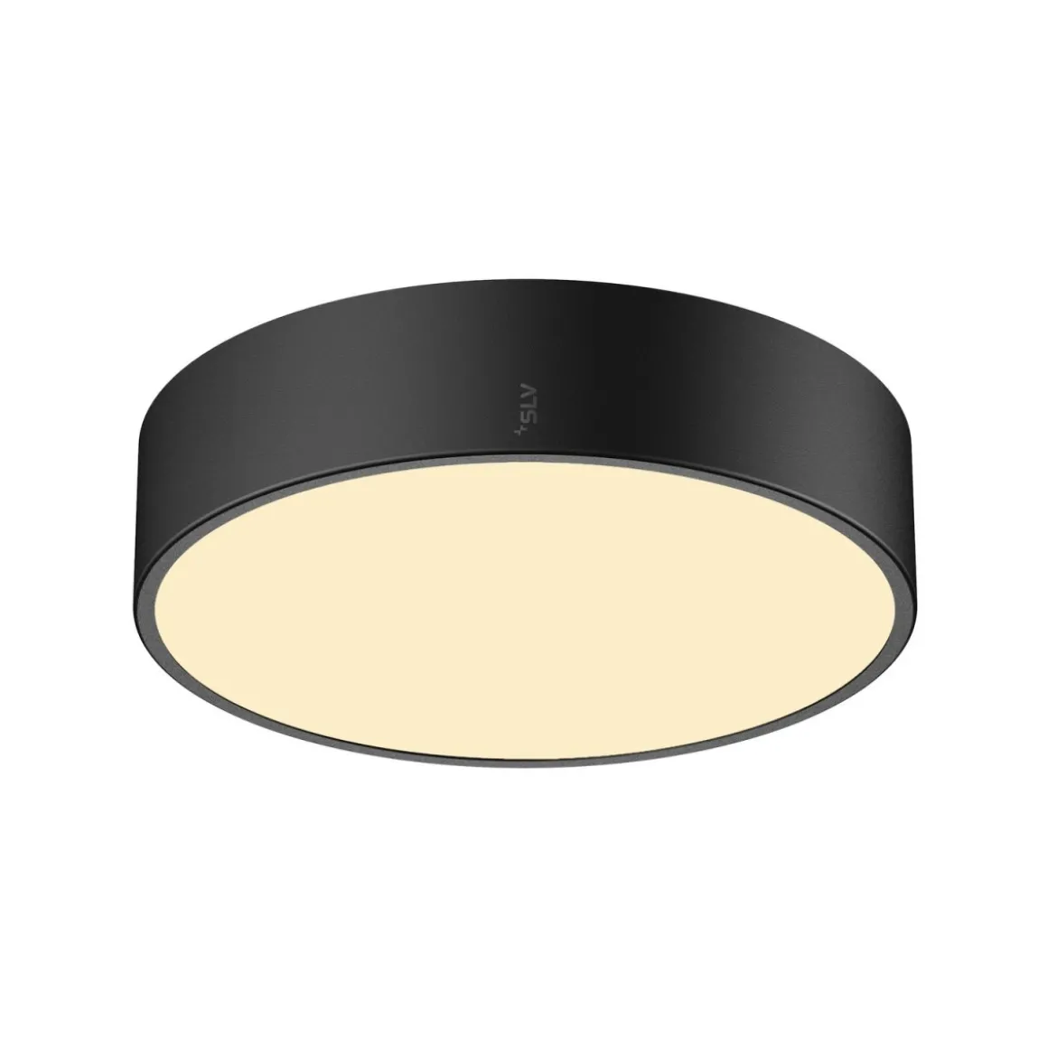 SLV 1007316 MEDO® 30 Wand- und Deckenaufbauleuchte rund CCT dimmbar schwarz