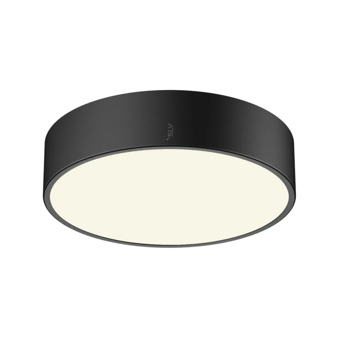 SLV 1007316 MEDO® 30 Wand- und Deckenaufbauleuchte rund CCT dimmbar schwarz