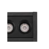 SLV 1005415 MILANDOS 6 Deckeneinbauleuchte schwarz 2700K 45°