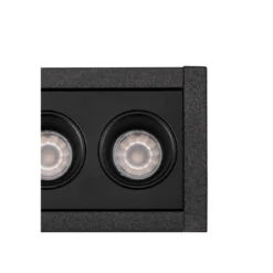 SLV 1005415 MILANDOS 6 Deckeneinbauleuchte schwarz 2700K 45°