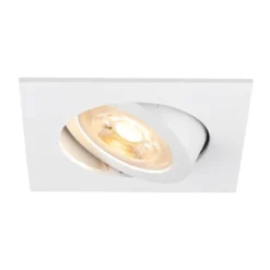 SLV 1007371 NEW TRIA® 68 Deckeneinbauleuchte quadratisch max. 10W GU10 weiß