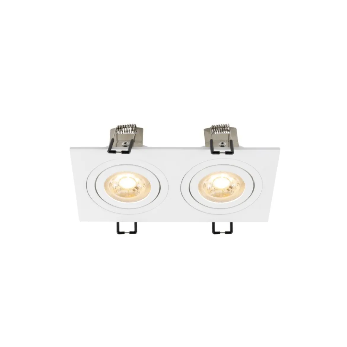 SLV 1008509 NEW TRIA® 155 Deckeneinbauleuchte Eckig GU10 zweiflammig weiß