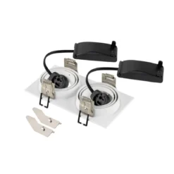 SLV 1008509 NEW TRIA® 155 Deckeneinbauleuchte Eckig GU10 zweiflammig weiß