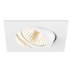 SLV 1007393 NEW TRIA® 68 Deckeneinbauleuchte 2700K 38° quadratisch weiß