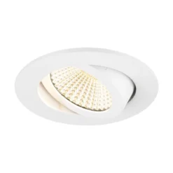 SLV 1007425 NEW TRIA® 68 Deckeneinbauleuchte Dim-to-Warm 60° rund weiß
