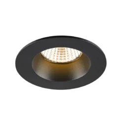 SLV 1007406 NEW TRIA® 68 Deckeneinbauleuchte 2700K 38° rund schwarz IP65