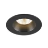 SLV 1007408 NEW TRIA® 68 Deckeneinbauleuchte 3000K 38° rund schwarz IP65