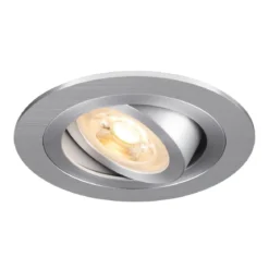 SLV 1007376 NEW TRIA® 75 Deckeneinbauleuchte rund max. 10W GU10 aluminium