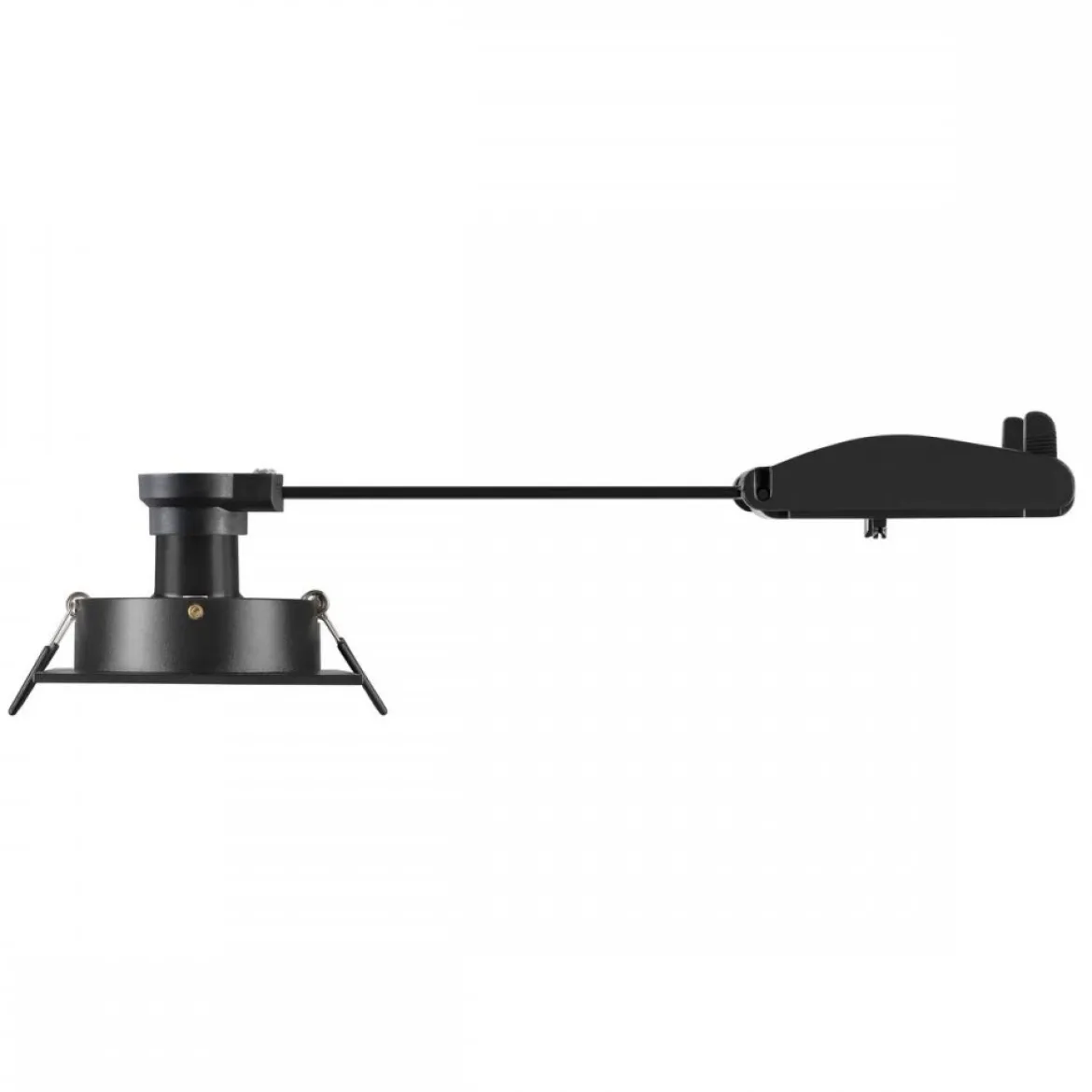 SLV 1007378 NEW TRIA® 75 Deckeneinbauleuchte quadratisch max. 10W GU10 schwarz