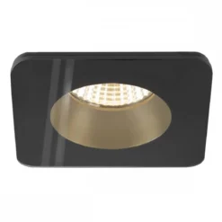 SLV 1007338 NEW TRIA® 68 Deckeneinbauring quadratisch 83x83mm schwarz IP65