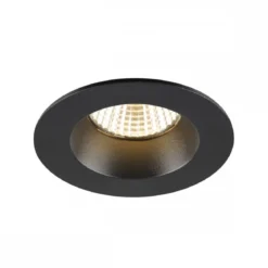 SLV 1007345 NEW TRIA® 68 Deckeneinbauring rund 82mm schwarz IP65