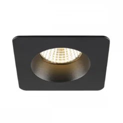 SLV 1007347 NEW TRIA® 68 Deckeneinbauring quadratisch 82x82mm schwarz IP65