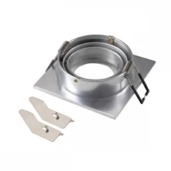 SLV 1007350 NEW TRIA® 75 Deckeneinbauring quadratisch 90x90mm aluminium IP20