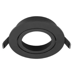 SLV 1007444 NEW TRIA® 95 Deckeneinbauring rund 110mm schwarz IP20