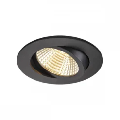 SLV 1007444 NEW TRIA® 95 Deckeneinbauring rund 110mm schwarz IP20