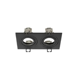 SLV 1008007 NEW TRIA® 155 Deckeneinbauring 2-flammig IP20 schwarz