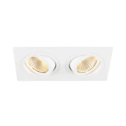 SLV 1008008 NEW TRIA® 155 Deckeneinbauring 2-flammig IP20 weiß