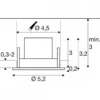SLV 1009002 NEW TRIA® 45 LED Einbauleuchte rund 2700K weiß IP44