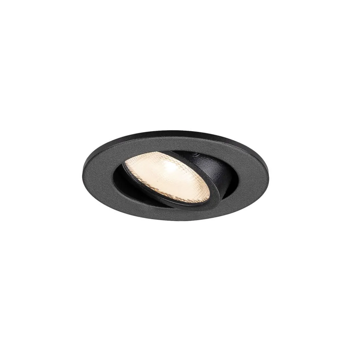SLV 1009003 NEW TRIA® 45 LED Einbauleuchte rund 2700K schwarz IP44