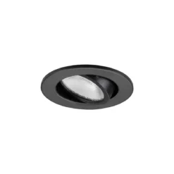 SLV 1009005 NEW TRIA® 45 LED Einbauleuchte rund 3000K schwarz IP44