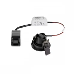 SLV 1009005 NEW TRIA® 45 LED Einbauleuchte rund 3000K schwarz IP44