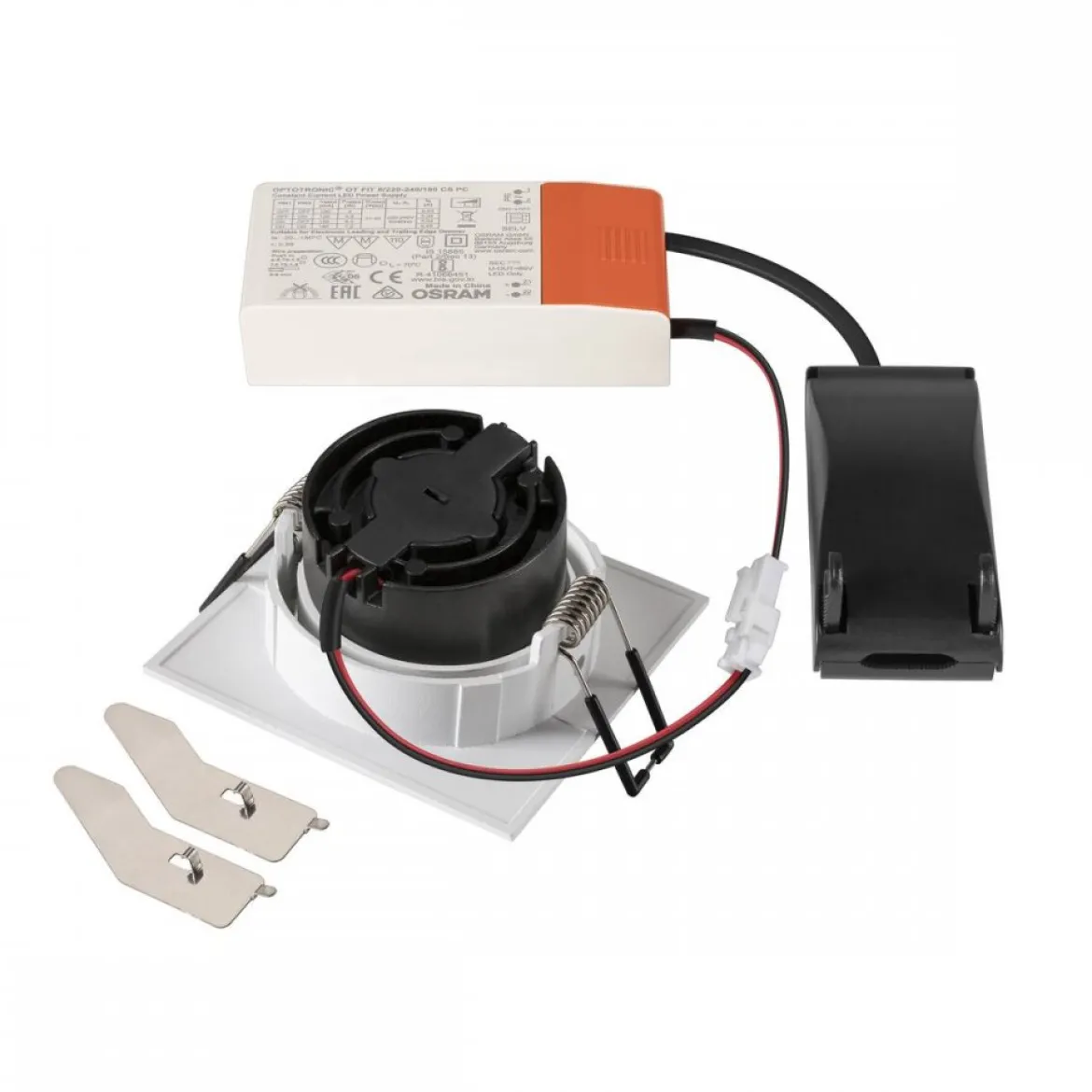 SLV 1007439 NEW TRIA® UNIVERSAL 68 Deckeneinbauleuchte CCt Switch 60° quadratisch weiß