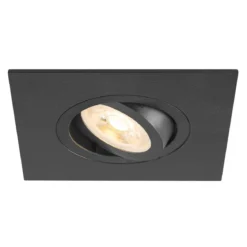 SLV 1007628 NEW TRIA® 75 XL Deckeneinbauleuchte quadratisch max. 10W GU10 schwarz