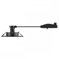 SLV 1007628 NEW TRIA® 75 XL Deckeneinbauleuchte quadratisch max. 10W GU10 schwarz