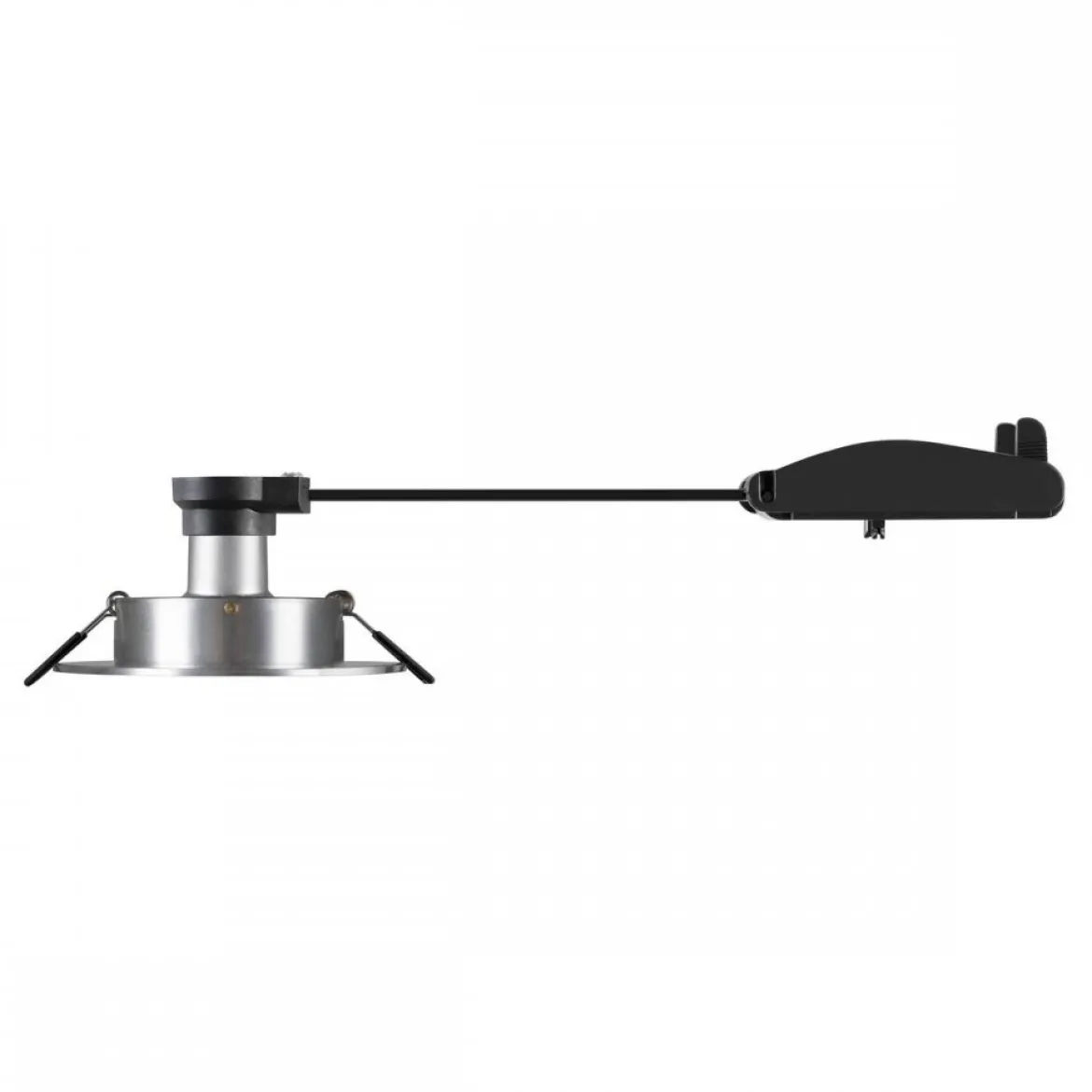 SLV 1007626 NEW TRIA® 75 XL Deckeneinbauleuchte rund max. 10W GU10 aluminium