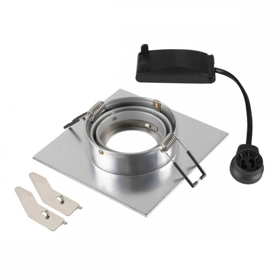 SLV 1007629 NEW TRIA® 75 XL Deckeneinbauleuchte quadratisch max. 10W GU10 aluminium