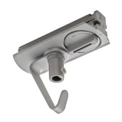 SLV No. 143172 Adapter für 1-Phasen Hochvoltschiene silbergrau elektrisch mit Haken